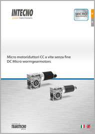 Червячные мотор-редукторы с двигателями постоянного тока ECM Intecno