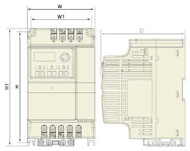 Технические характеристики Delta Electronics серии VFD-EL